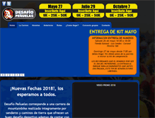 Tablet Screenshot of desafiopenuelas.cl